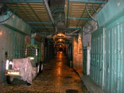 Путь на Голгофу. Старый Иерусалим ночью -13