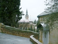 Снег в Горненском Иерусалимском монастыре -40