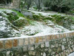 Снег в Горненском Иерусалимском монастыре -41
