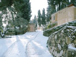 Снег в Горненском Иерусалимском монастыре -47