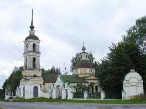 Преображенская церковь в селе Спас-Угол Талдомского района Московской области