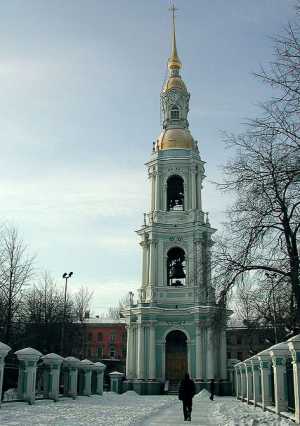 Колокольня Никольского Морского собора в Санкт-Петербурге