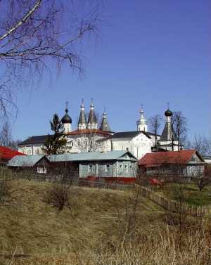 Село Ферапонтово Вологодской области. На заднем плане Ферапонтов монастырь (2)