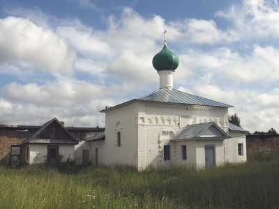 Церковь Иоанна Дамаскина Александра Свирского монастыря в Старой Слободе Ленинградской области