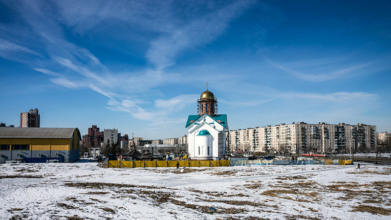 храм Святого преподобного Серафима Вырицкого в Купчино