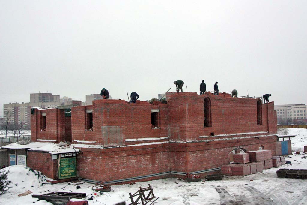 январь 2009г - храм в Купчино